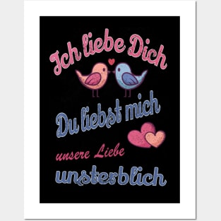 Ich liebe dich unsterblich Valentinstag Geschenk Posters and Art